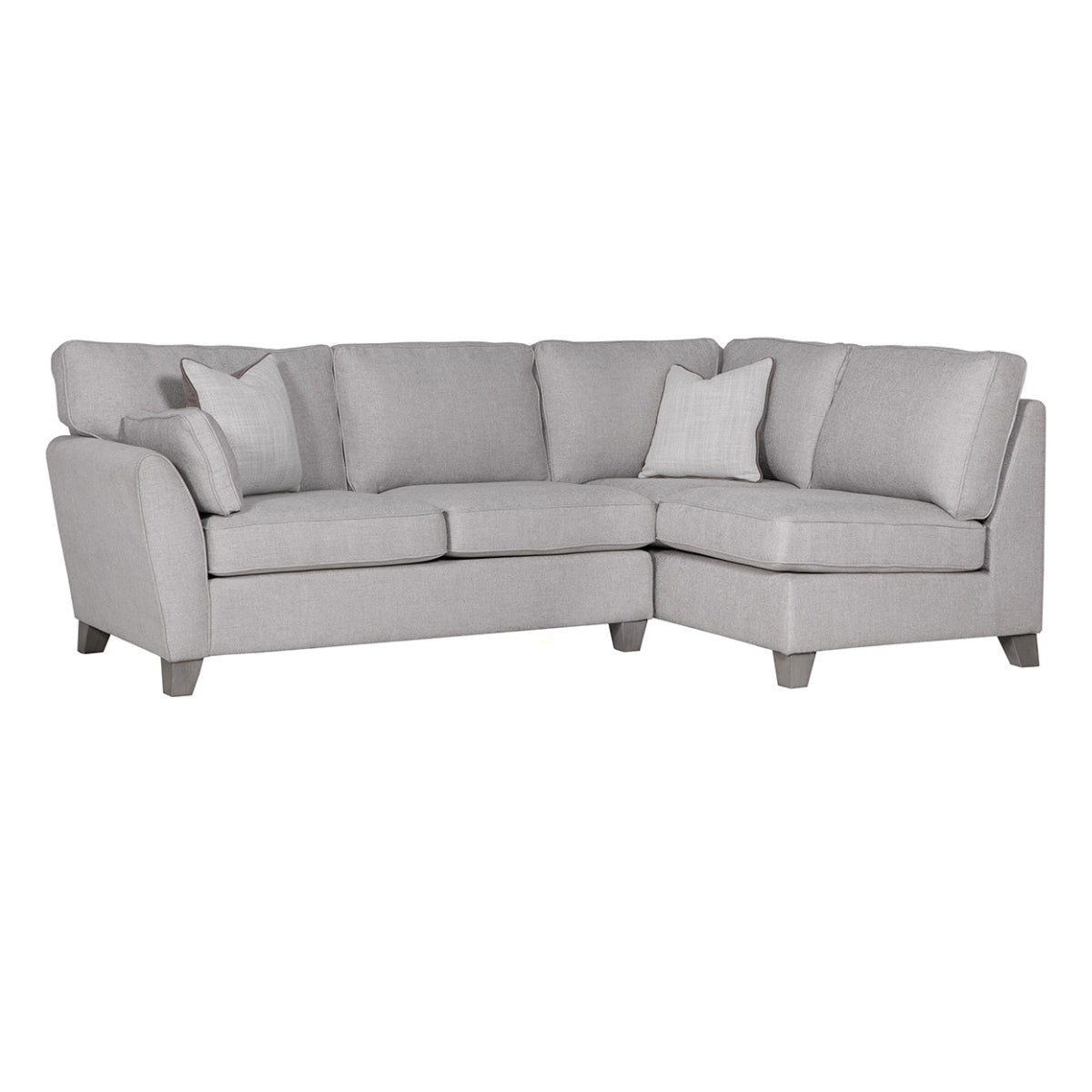 Canapé d'angle Caroline aspect lin