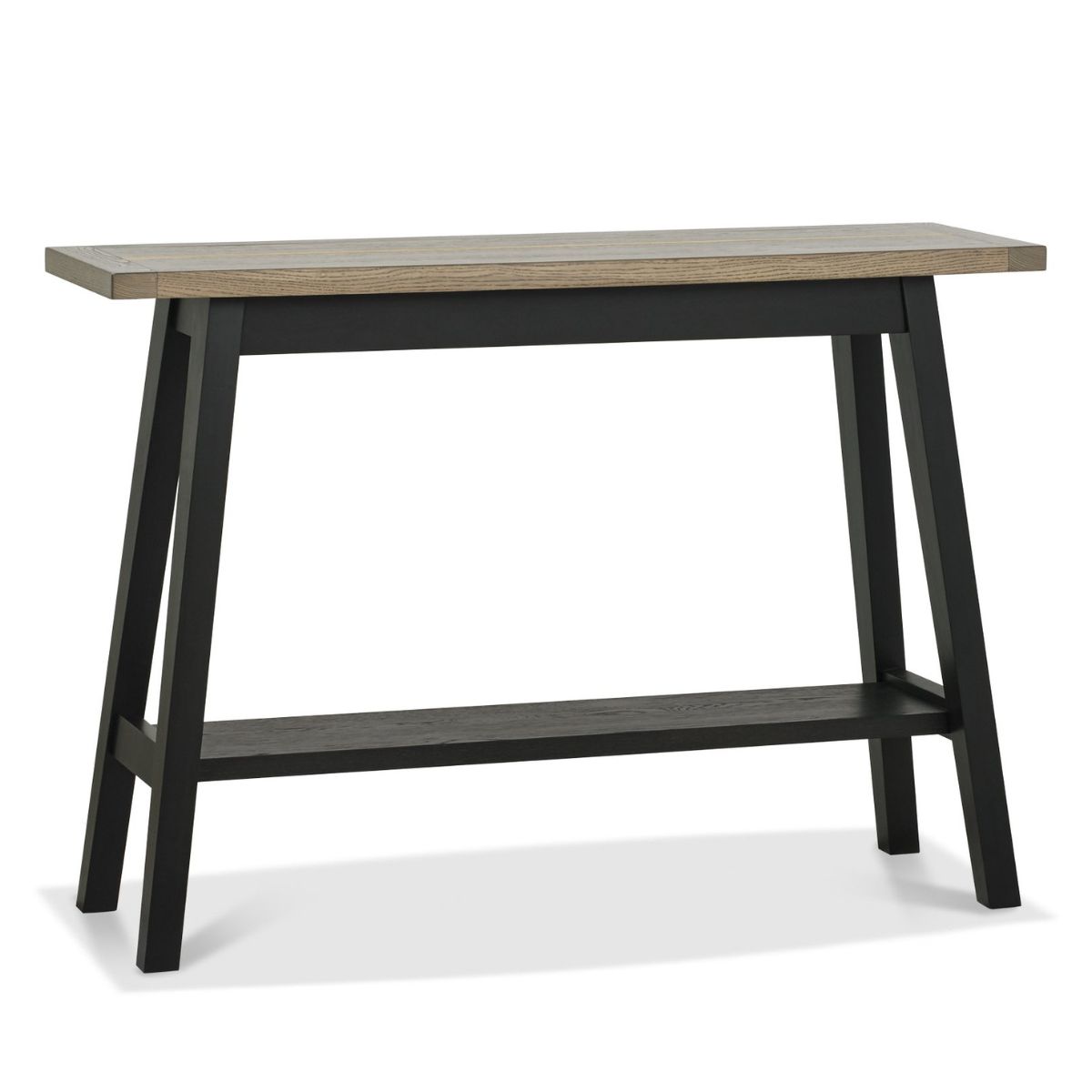 Table console Chambéry en chêne vieilli