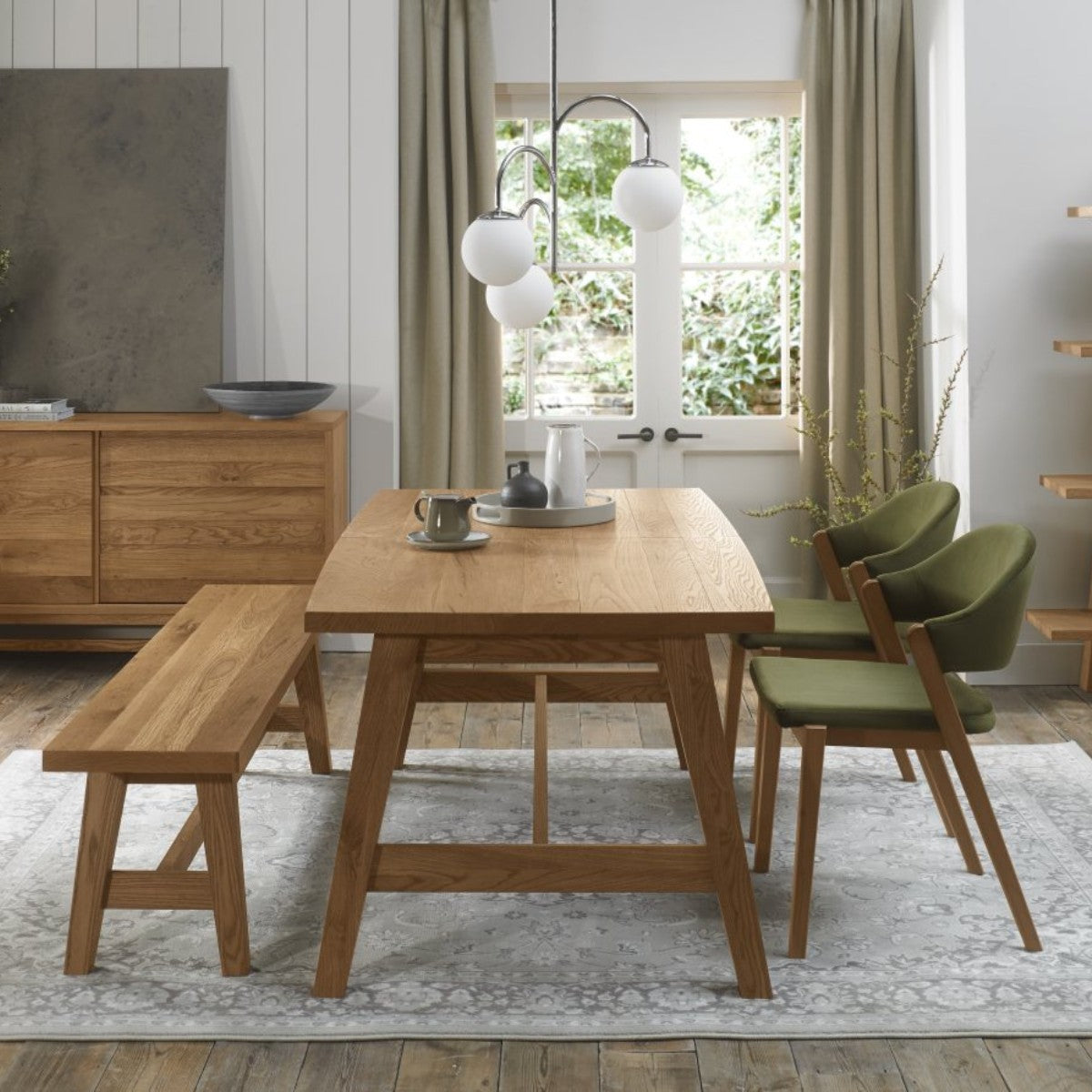 Chaise de salle à manger Chambery Rustic Oak Carver