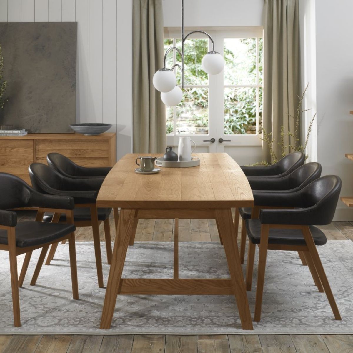 Chaise de salle à manger Chambéry à dossier incurvé