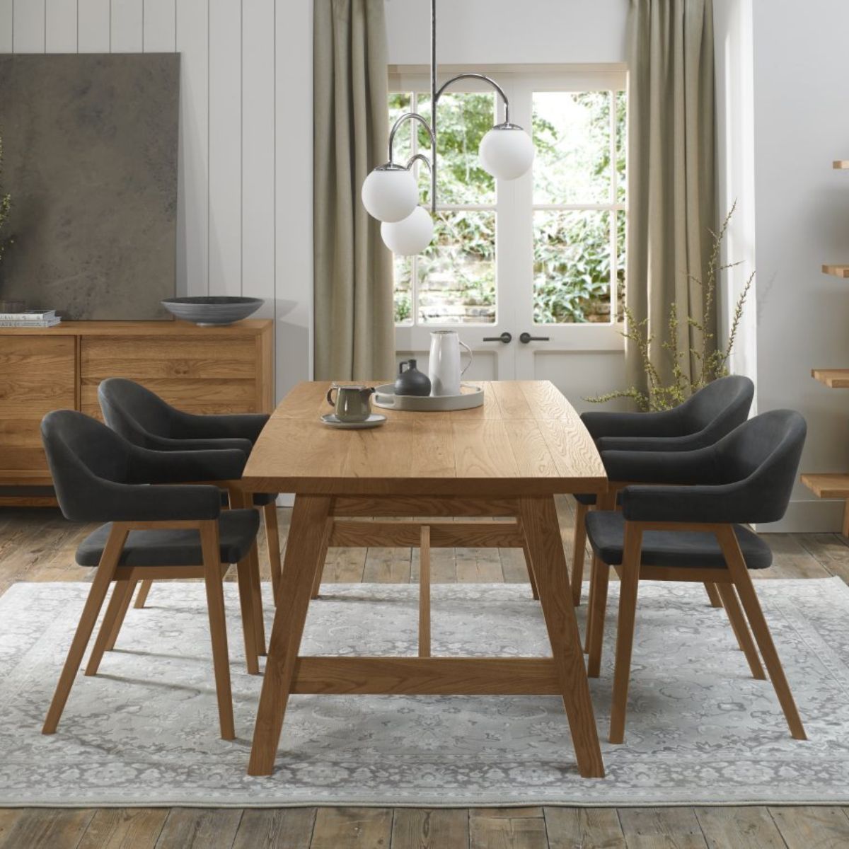 Chaise de salle à manger Chambéry à dossier incurvé