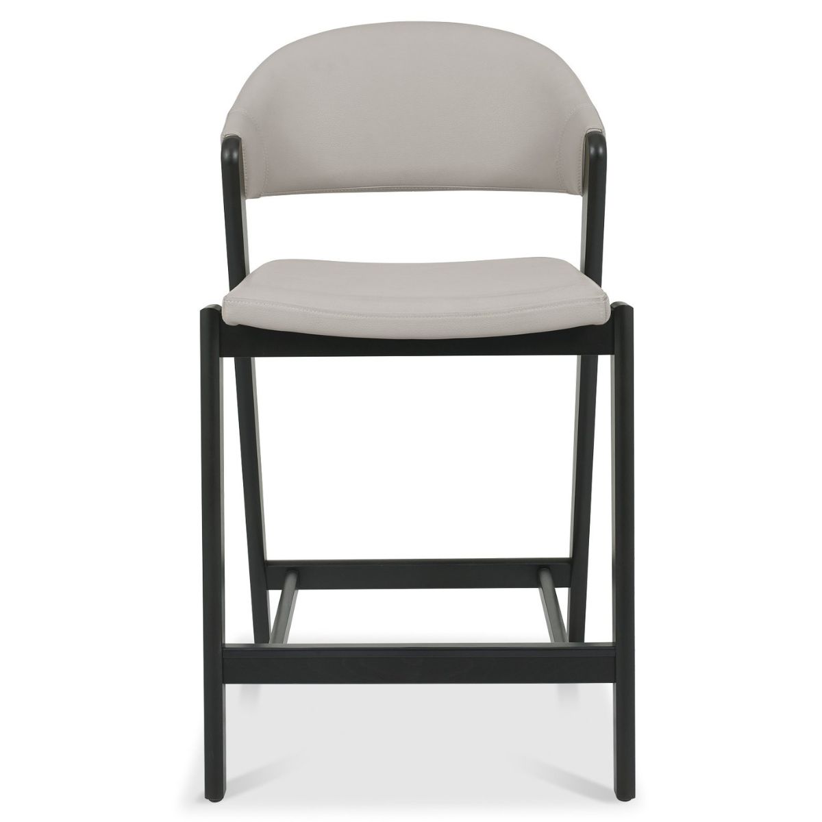 Tabouret de bar rétro en velours Chambery