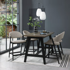 Table de bar Chambéry en chêne vieilli