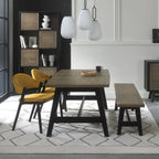 Chaise de salle à manger rétro en velours Chambéry