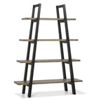 Vitrine ouverte en chêne vieilli de Chambéry