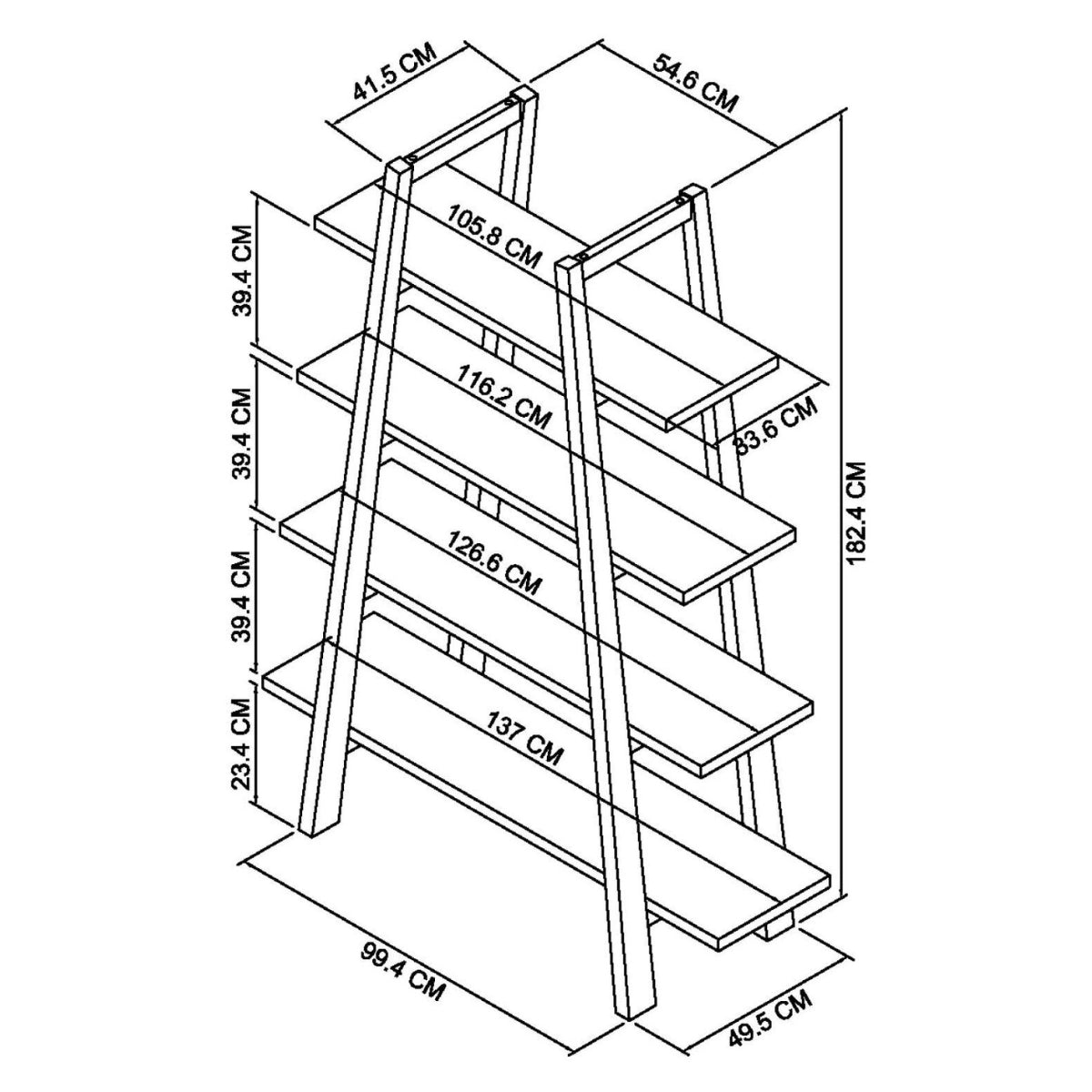 Vitrine ouverte en chêne vieilli de Chambéry