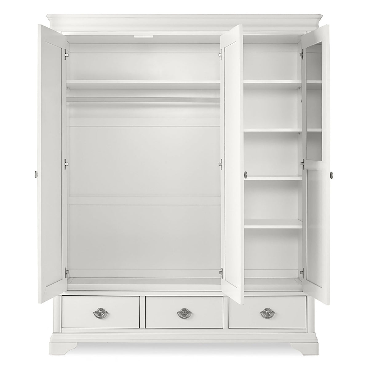 Chanel White Triple Wardrobe