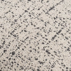 Coussin texturé Coco crème et noir