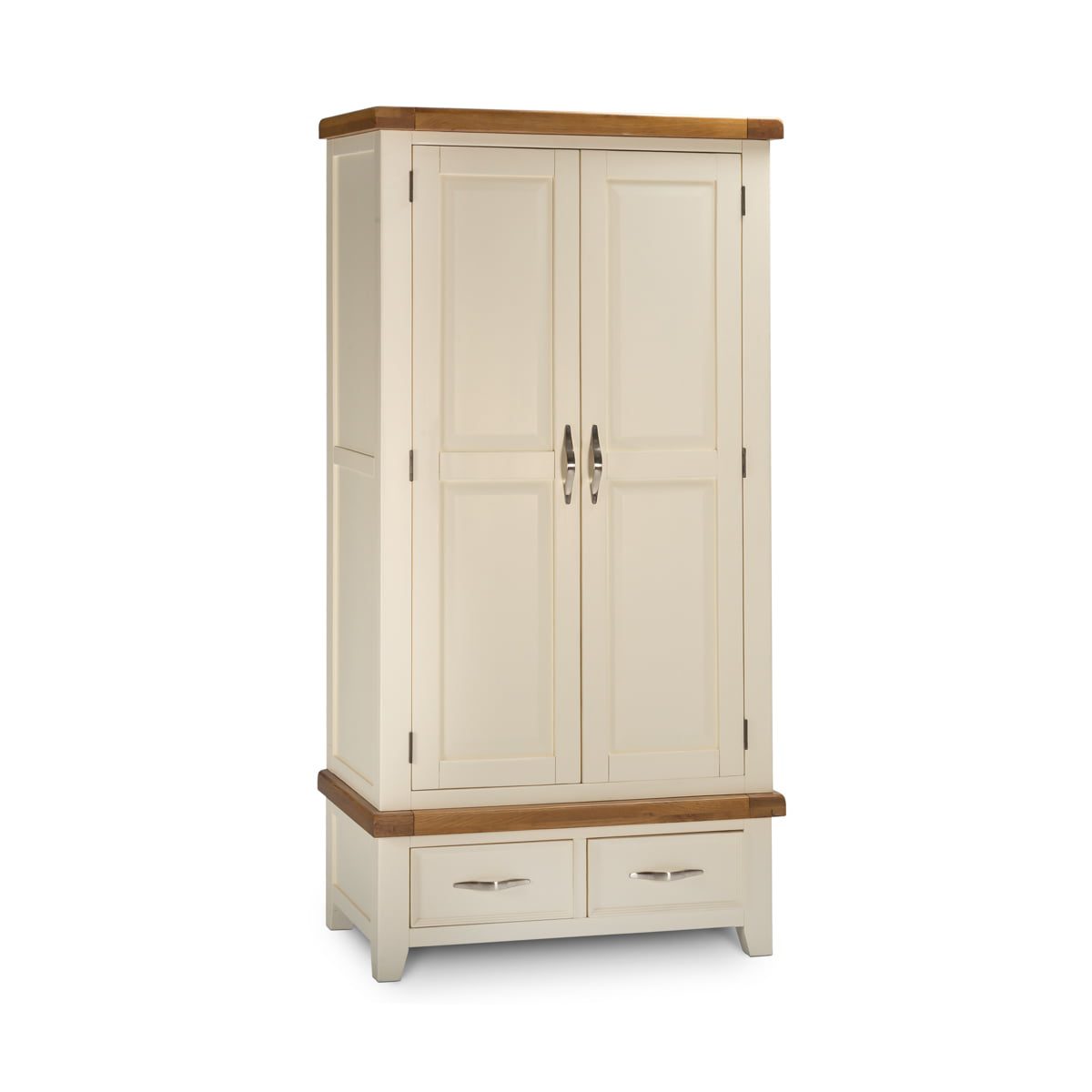 Armoire Cannes 2 portes bicolore