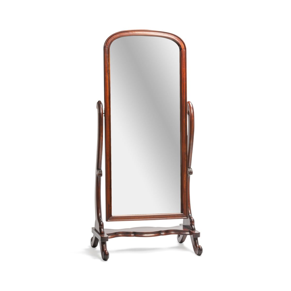 Miroir chevalet classique en acajou