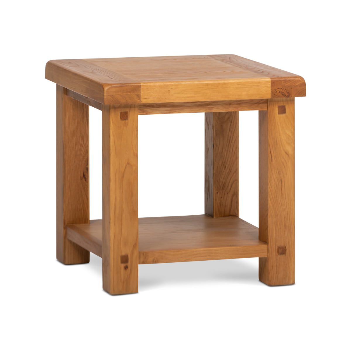 Table d'appoint Wilma avec étagère ouverte