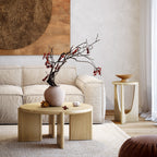 Table basse contemporaine Cordelia en chêne