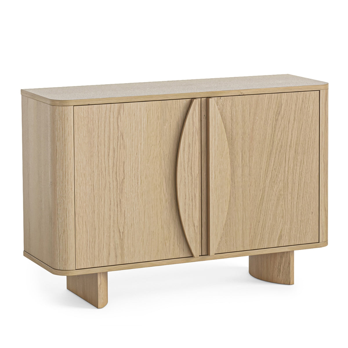 Buffet Cordelia contemporain petit format en chêne