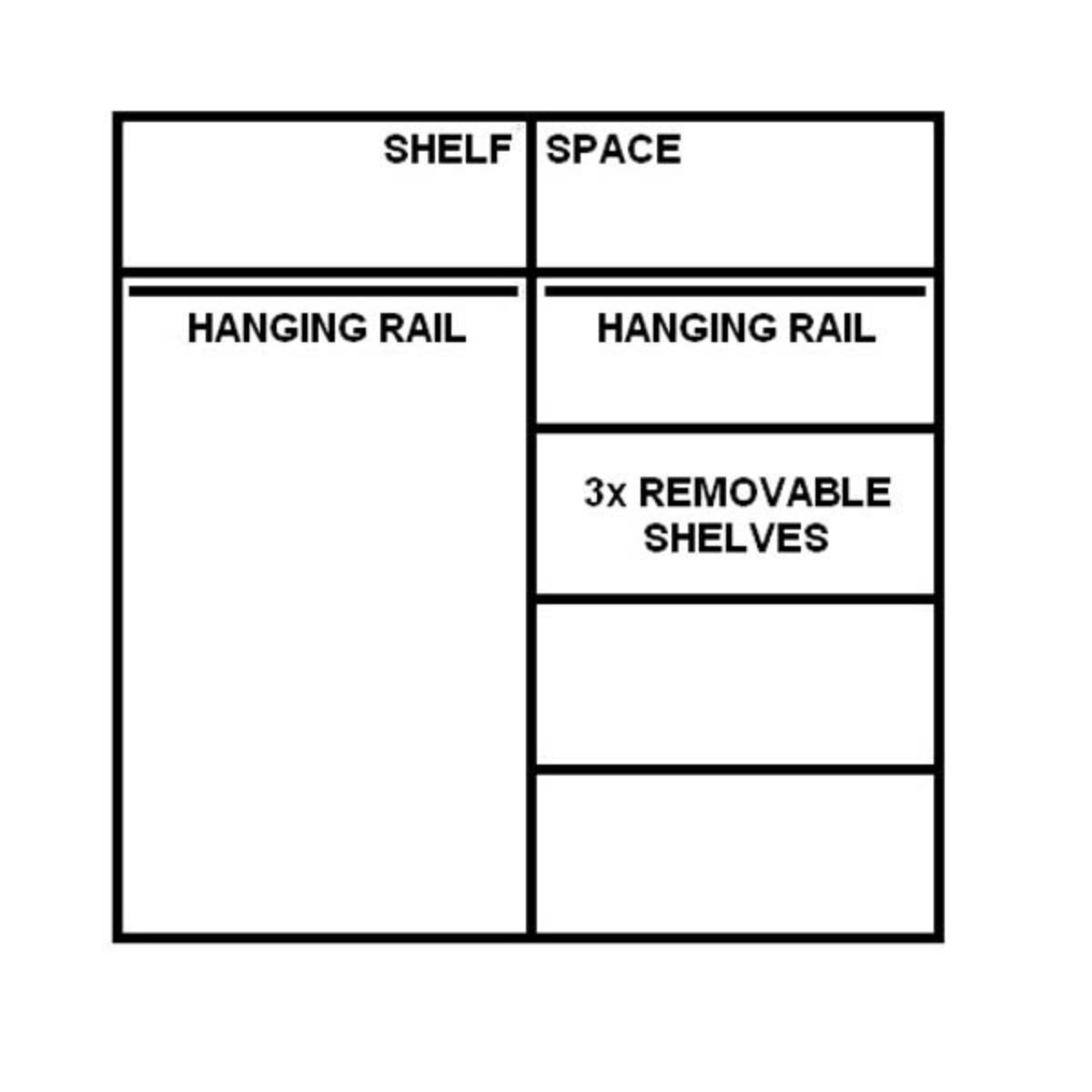 Armoire à miroirs coulissants Costa Rica