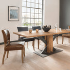 Chaise de salle à manger Dinas à pieds incurvés