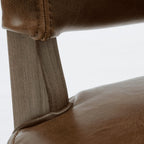 Chaise de salle à manger Dinas à pieds incurvés