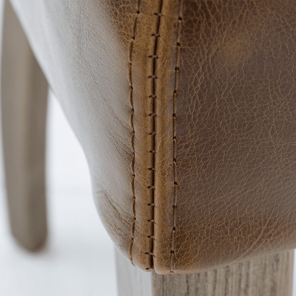 Chaise de salle à manger Dinas à pieds incurvés