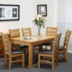 Table de salle à manger Dallas en chêne clair