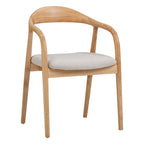 Chaise de salle à manger rembourrée en bois Daxton