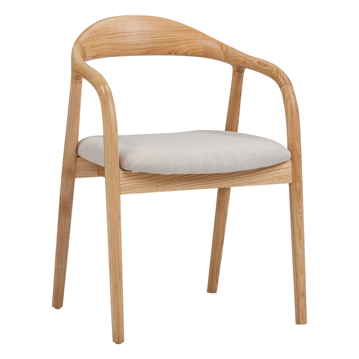 Chaise de salle à manger rembourrée en bois Daxton