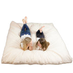 Pouf et matelas Kumo gris multi-usages