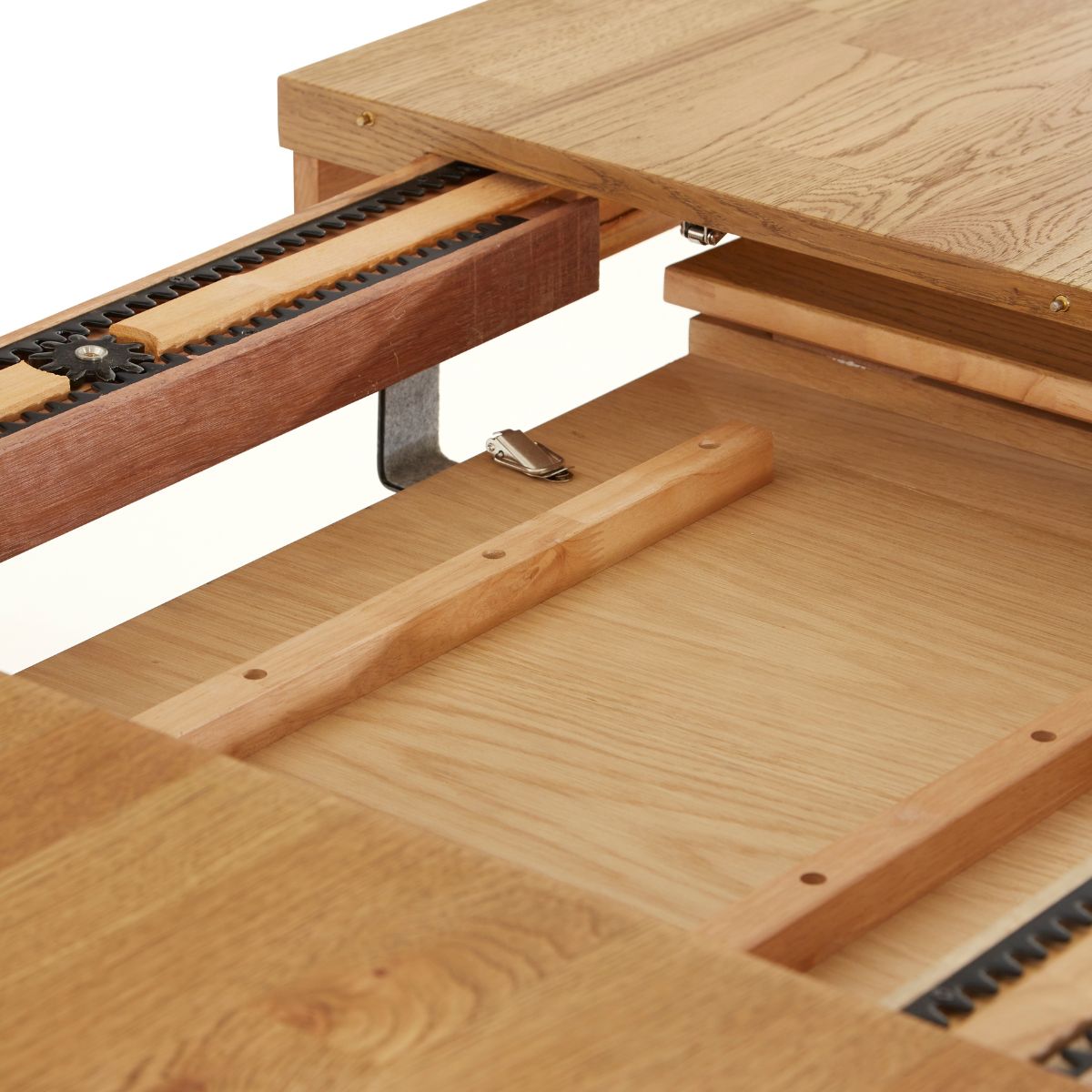 Table de salle à manger extensible Eileen en chêne