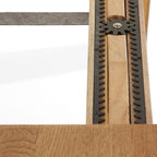 Table de salle à manger extensible Eileen en chêne