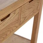 Table console Eileen en chêne