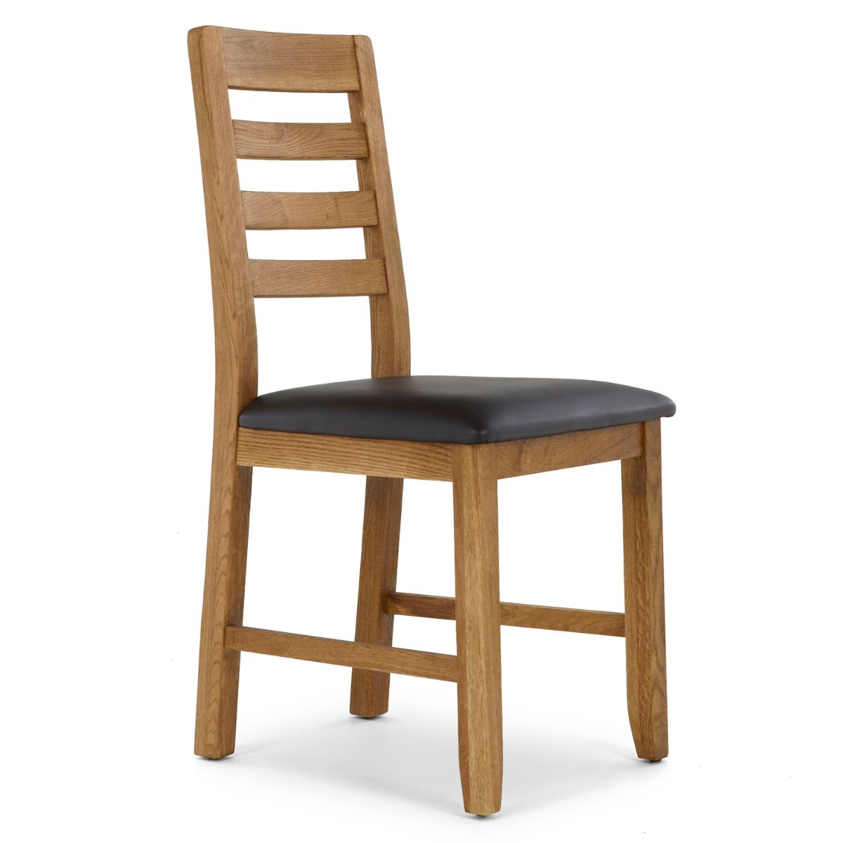 Chaise de salle à manger Eileen en chêne à lattes