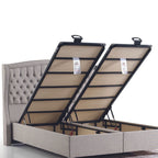 Lit coffre Eleanor avec rangement : 2 compartiments