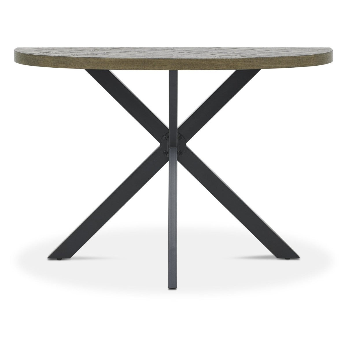 Table console Elliot en chêne vieilli