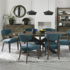 Chaise de salle à manger Elliot en chêne vieilli