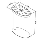 Table basse Elliot en chêne vieilli