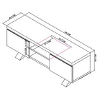 Meuble TV Elliot en chêne vieilli