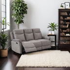 Canapé inclinable 3 places Emmanuel Grey