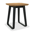 Table de chevet Enfield en chêne et métal