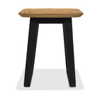 Table de chevet Enfield en chêne et métal