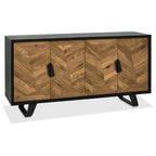 Buffet Enfield en chêne et métal 