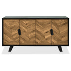 Buffet Enfield en chêne et métal 