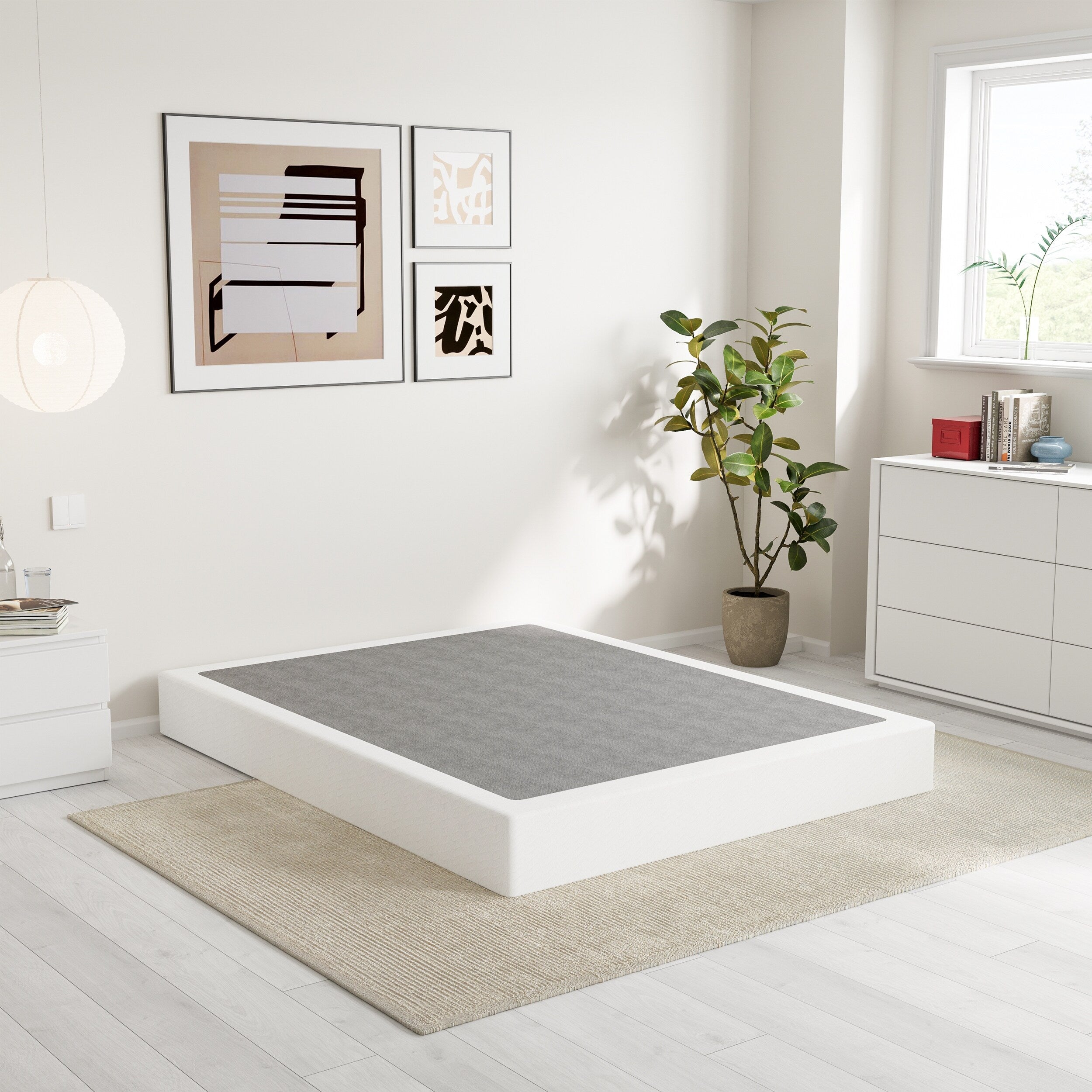 Ressort métallique extra-plat de 12,7 cm (5 pouces), structure robuste avec revêtement gris