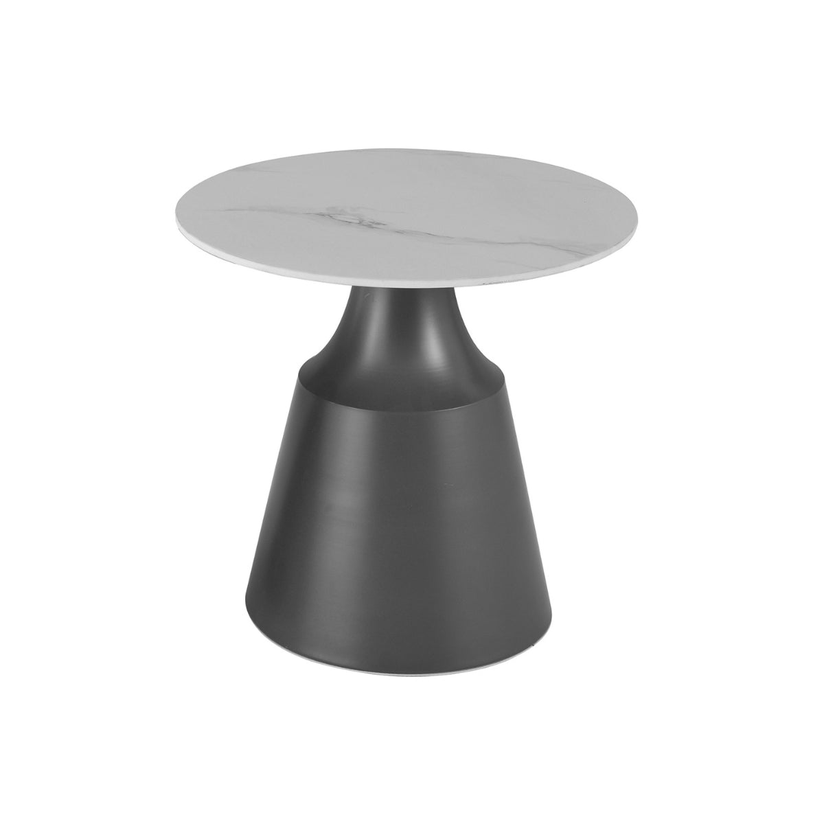 Ensemble de table basse ronde grise moderne Finch