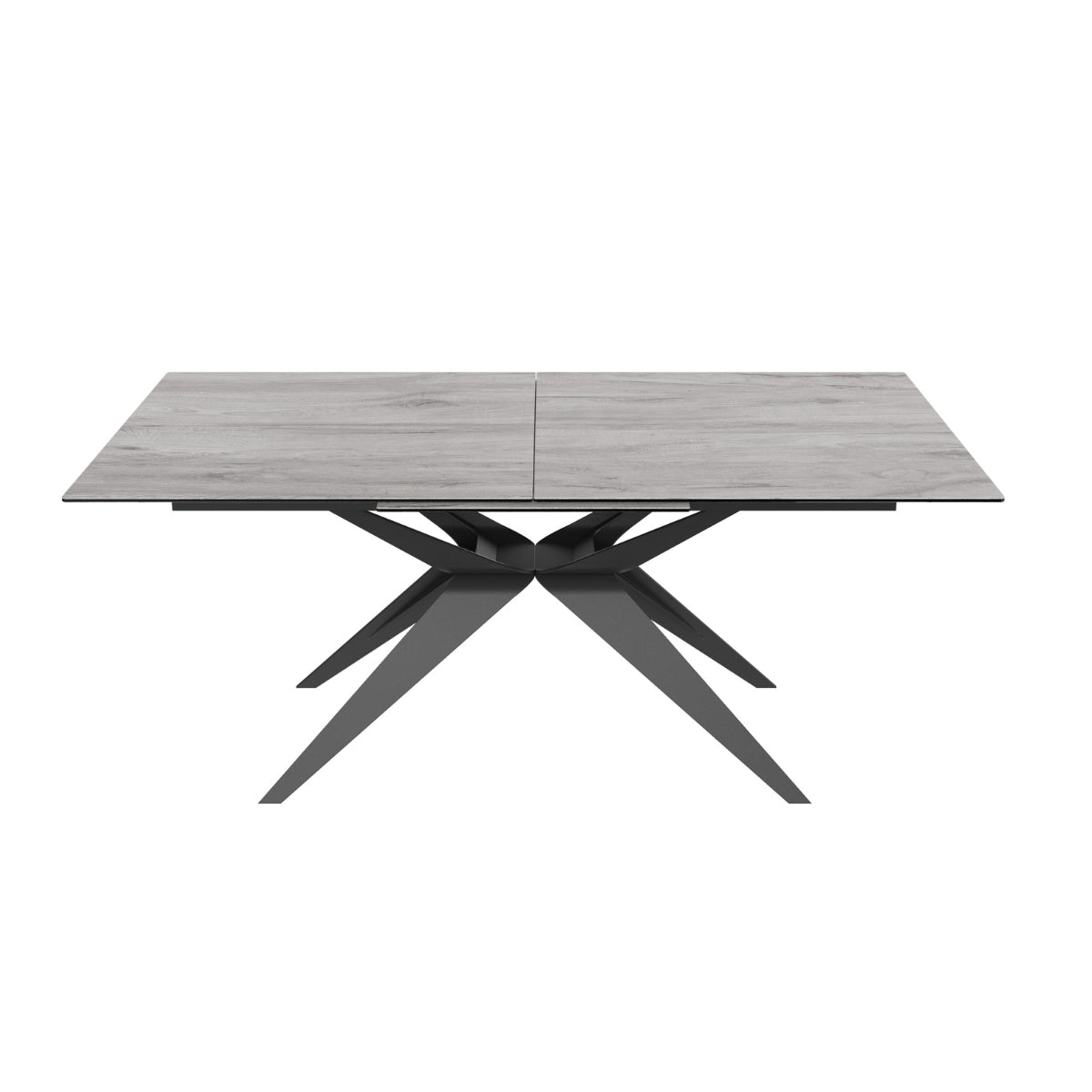 Table de salle à manger extensible en céramique italienne Fiorella Grey