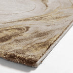 Tapis Florence Latte à motifs tourbillonnants