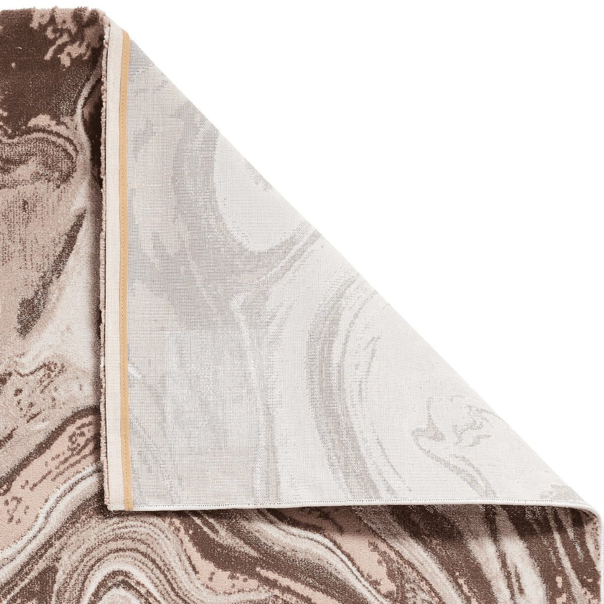 Tapis Florence Latte à motifs tourbillonnants