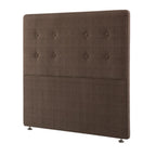 Tête de lit à boutons en tissu onyx de Respa