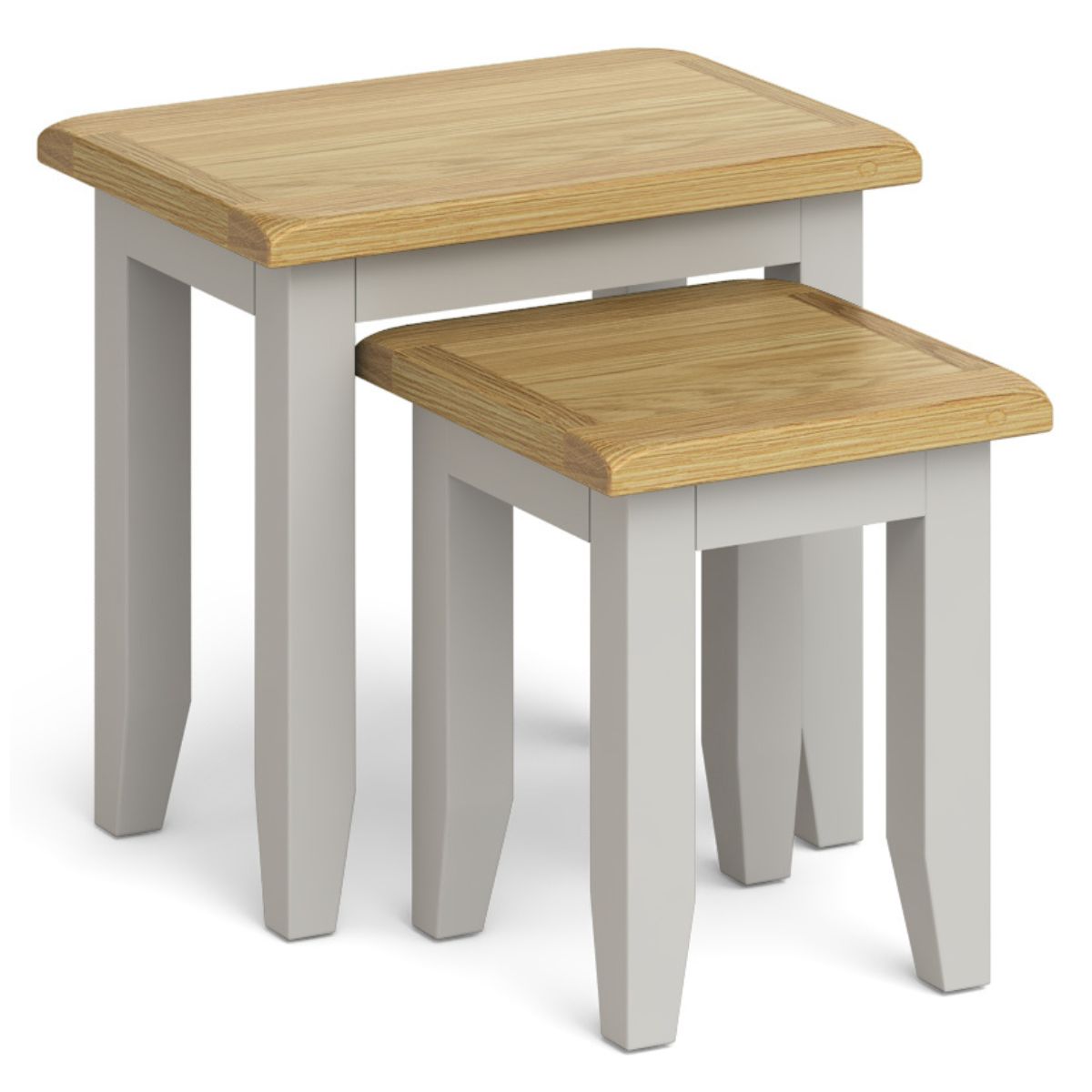 Tables gigognes Gentry Grey et Oak