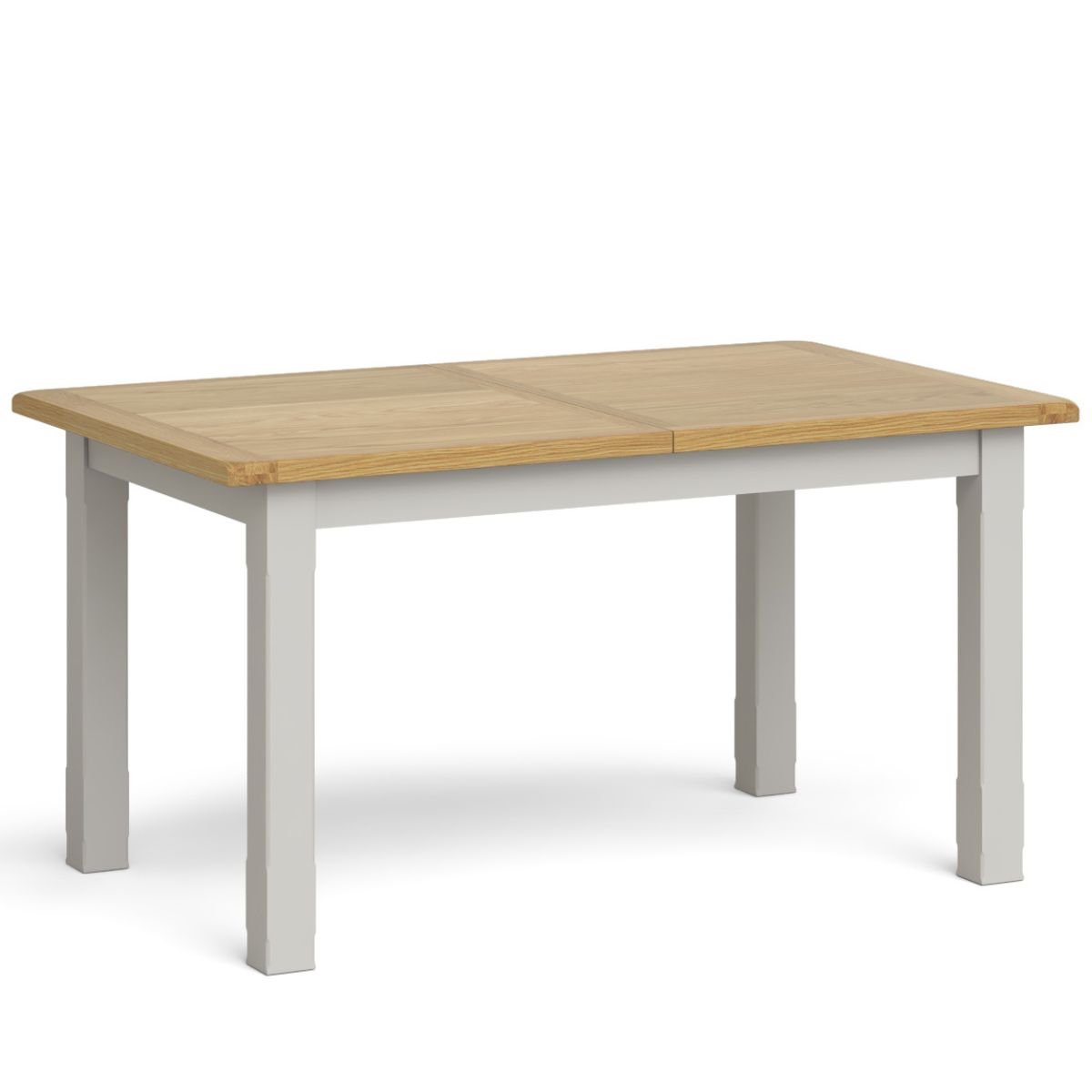 Table de salle à manger rectangulaire extensible Gentry grise 1,5-1,9 m