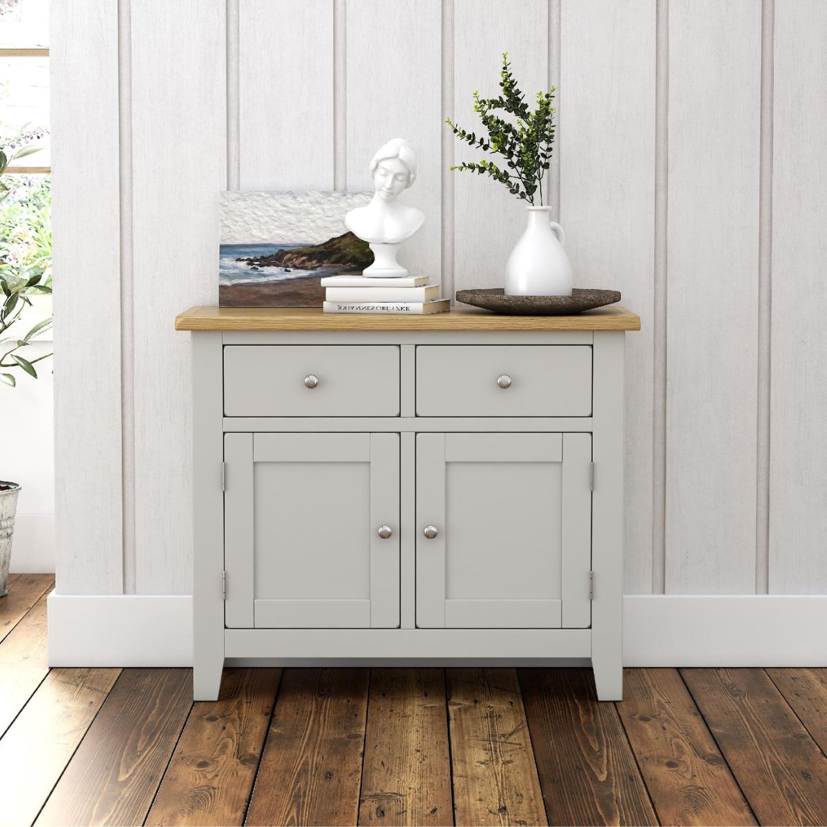 Buffet 2 portes gris Gentry