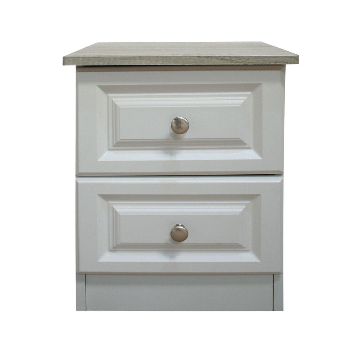 Table de chevet Glandor gris clair