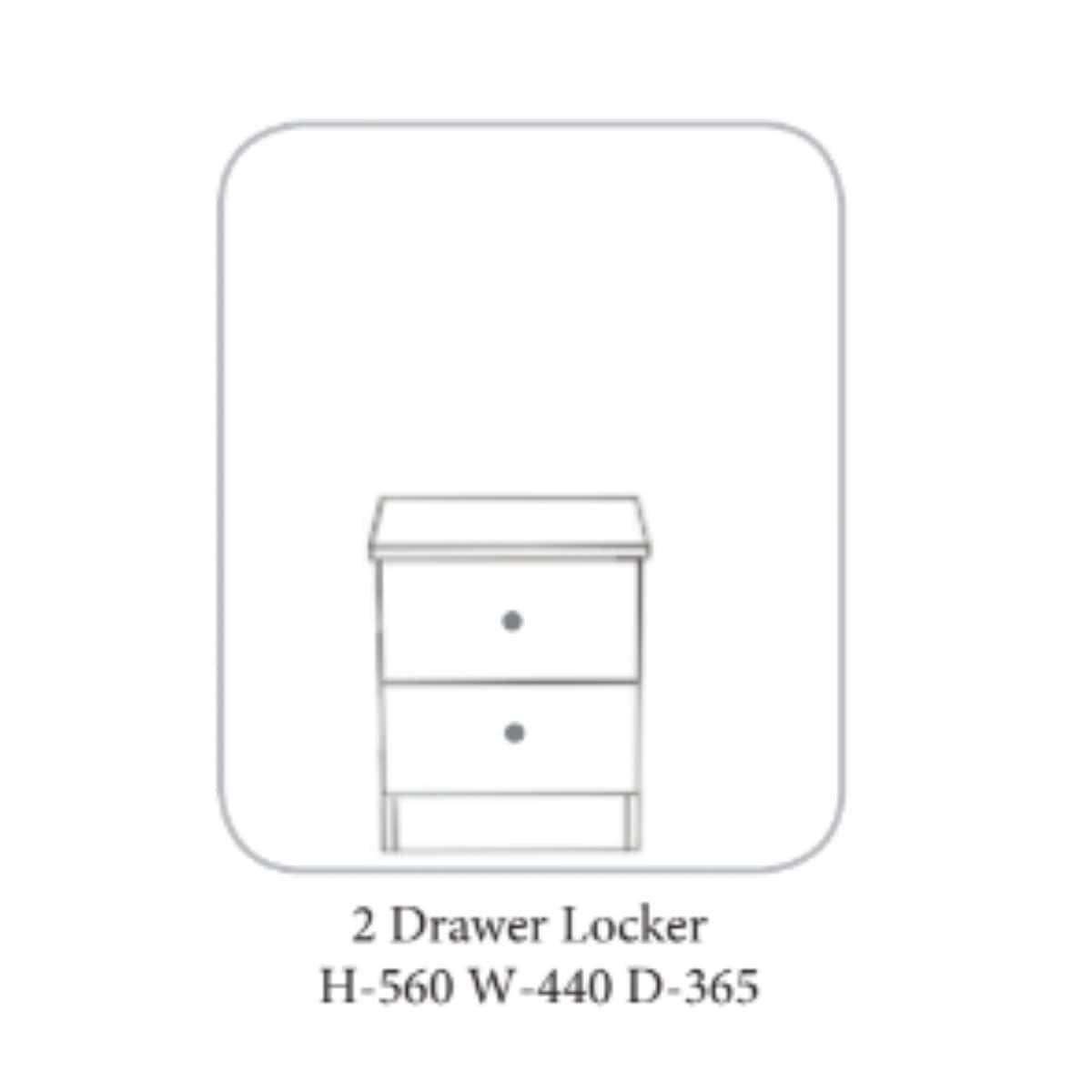 Table de chevet Erne Ivory et chêne